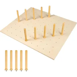 30×21in 15PCS Adjustable Trimmable Wooden Pegboard Drawer Organizer, Kitchen Pegboard Divider Organizer for Drawers Storage