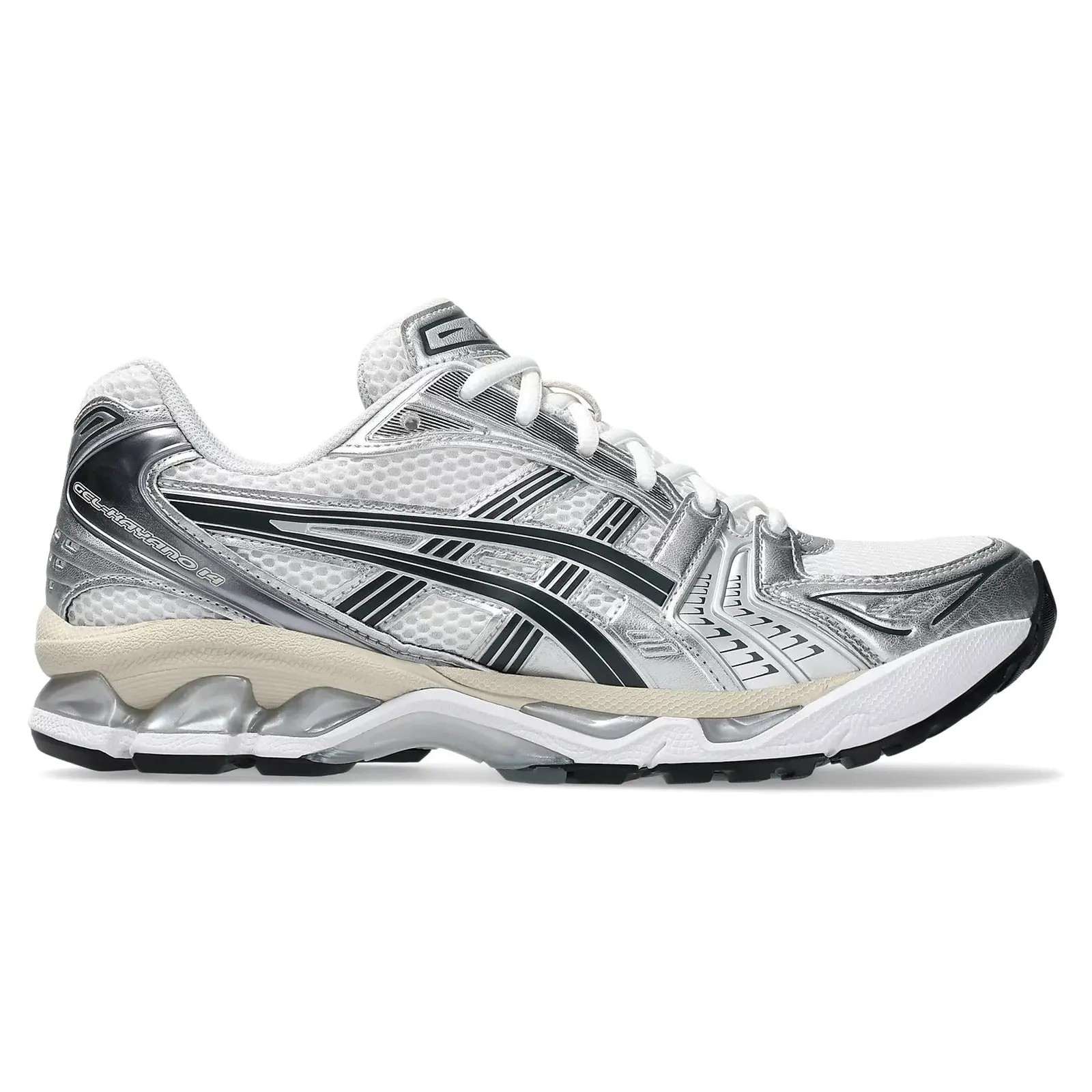 ASICS Men's Gel-Kayano 14 Chunky Mesh Sneakers, Casual Athletic Workout Shoes in White Graphite Grey - 1203A537-110, Workout Sneakers, Athletic Running Shoes, Casual Athletic Shoes