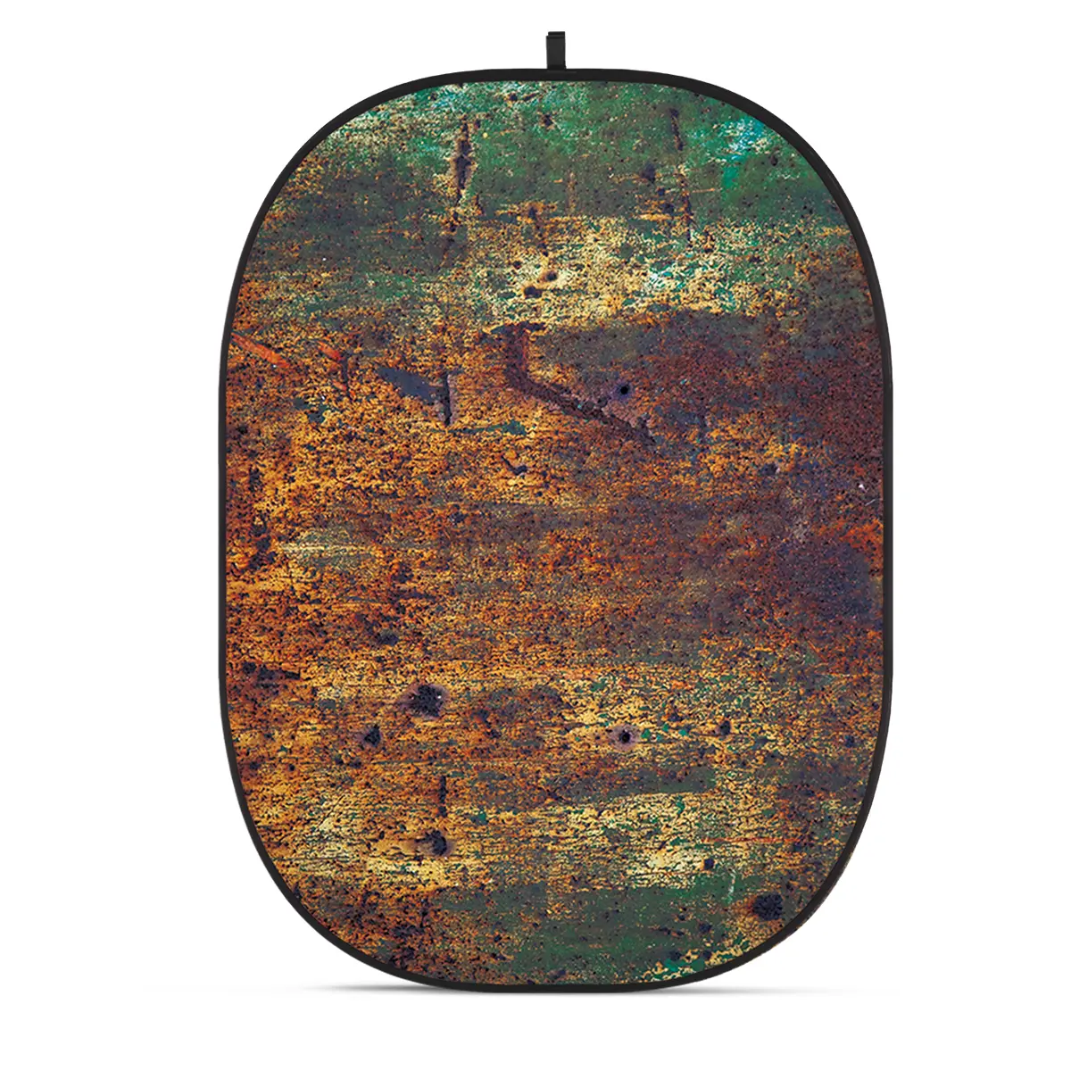 Glow CBA-WR0008 5x6.5' Lightweight Industrial Fabric Collapsible Backdrop, Rusty Wall Camera Accessory