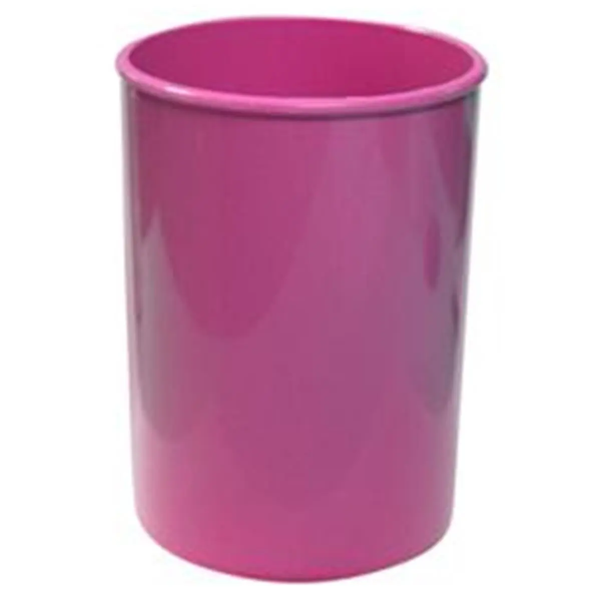 Reston Lloyd Compact Magenta Plastic Utensil Holder - 1-Piece, 4.75 x 6.5 x 4.75 Inches Small Capacity Kitchen Utensil Storage for Everyday Use, One-Piece