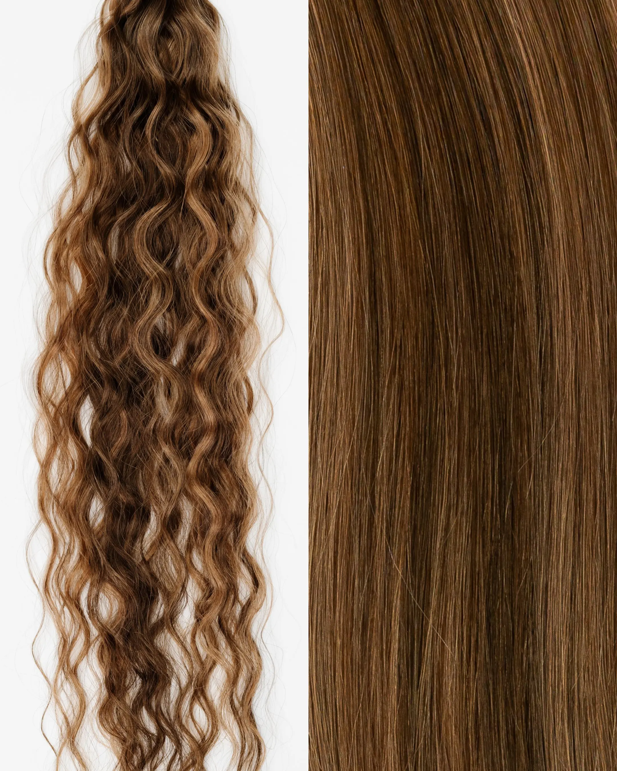 Signature Tape-In, Curly | Dark Chestnut/Medium Ash #6/10
