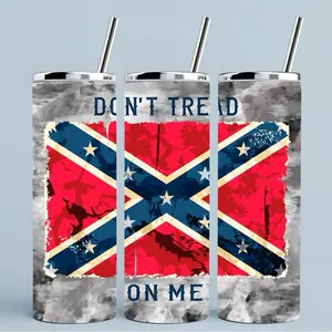 Don’t tread on me | 20oz Skinny sublimation tumbler transfer print out (TRANSFER ONLY, NOT A FINISHED TUMBLER) Drinkware