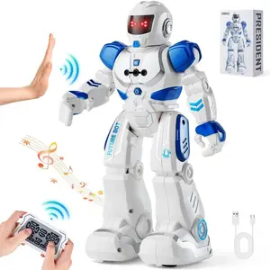 【FathersDayGift】VEVOR Multifunction Smart Robot Toy for Kids, Talking Dancing Gesture Remote Control Programmable Self-Moving Robot, Self-Moving Robots