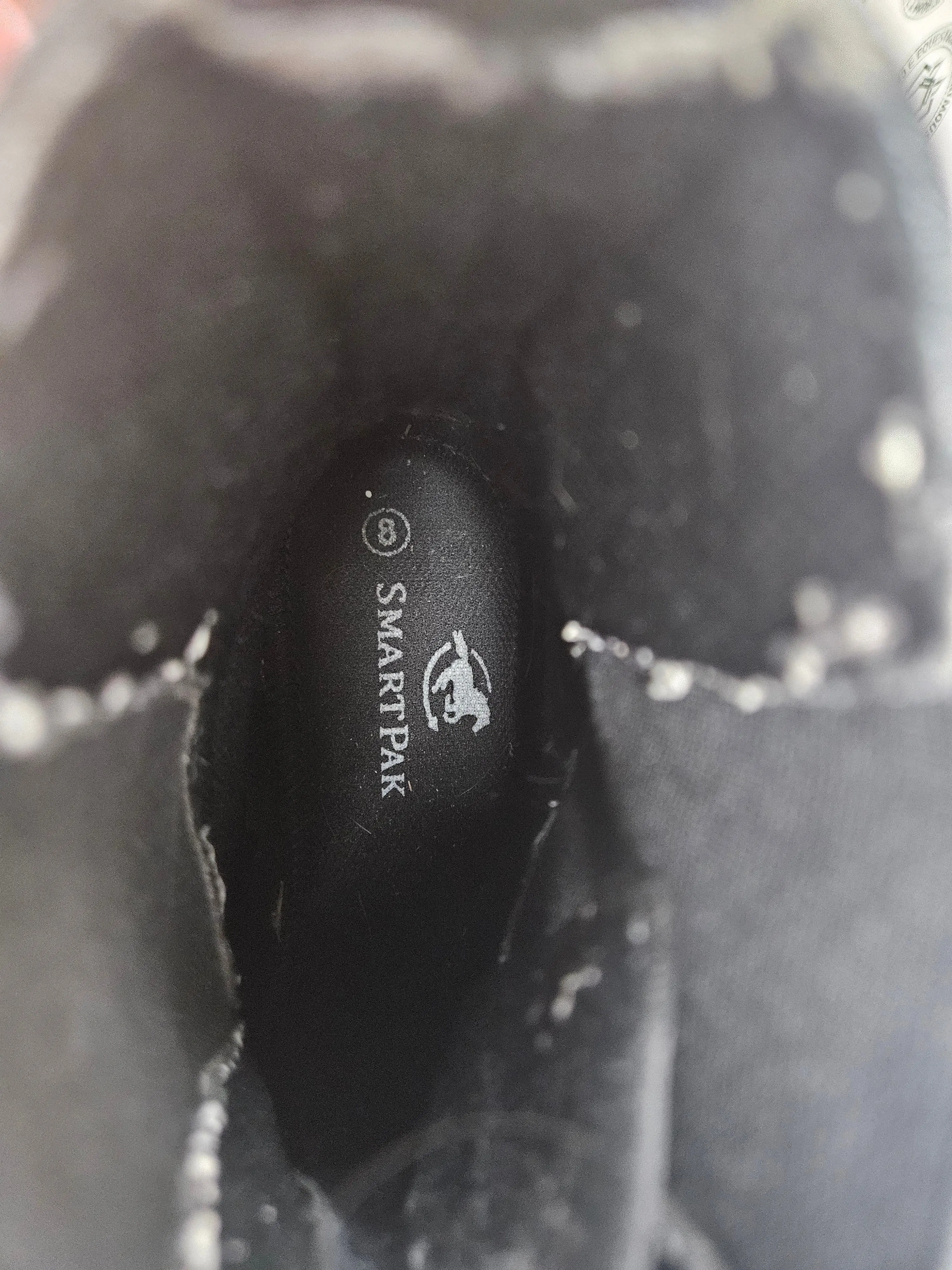 8 Women's Smartpak black paddock boots