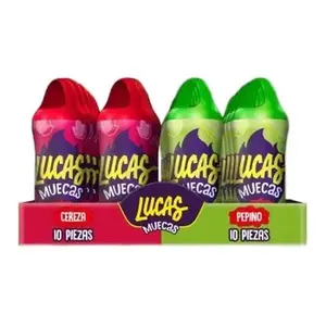 Lucas Muecas Box of 20 Variety Choice Cherry/Cucumber or Mango/Chamoy candy wholesale