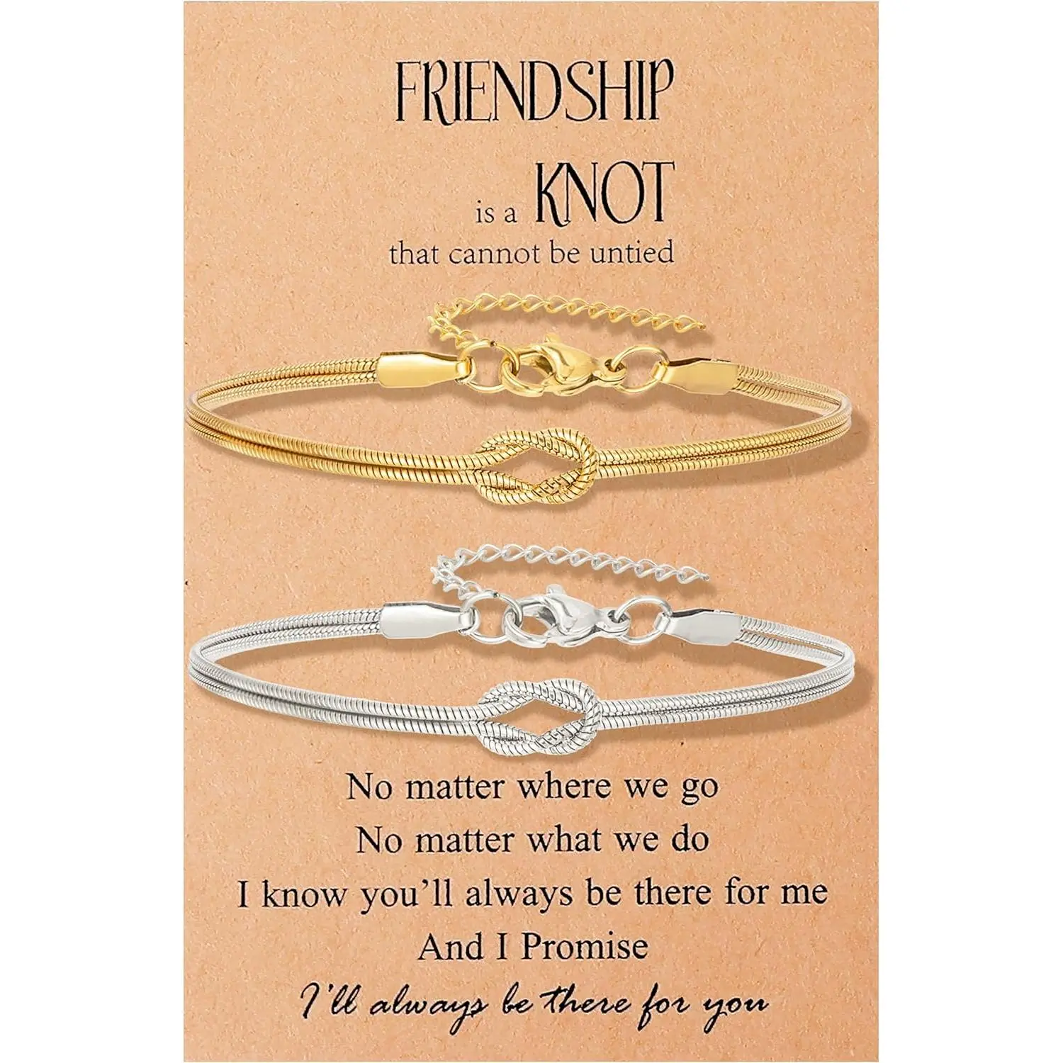 Bracelet Love Knot Matching Bracelets for BFF Friendship  Distance Bracelet for Bestie Sister Couples Birthday Christmas  Gifts