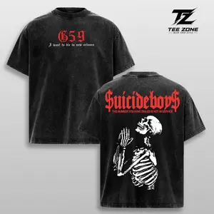 Retro 90s Suicideboys The Number You Have Dialed is Not in Service Two Sided T-Shirt, Vintage Pop Music Graphic, Oversized Heavyweight Tee for Men Women, Old School Hip Hop Apparel, Nostalgic Concert Fan Gift