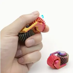 Fidget Spinner 3D Printed Toys Gears, Rotatable Stress Relief Sensory Toys for Anxiety Stress Relief, Unisex Pocket Fidget Toy, Novelty Gifts for Friends