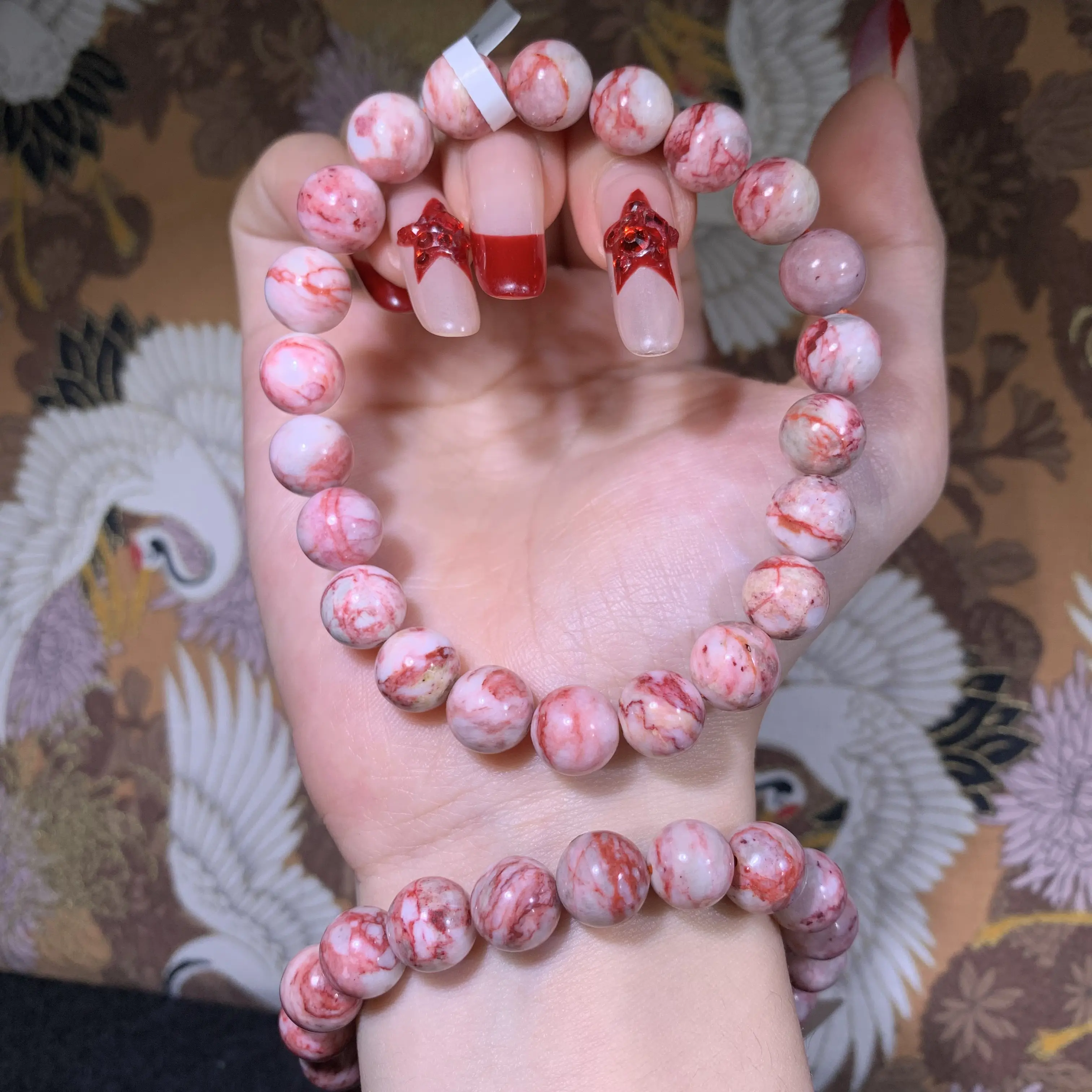 【Cinnabar】（Random shipping）Cinnabar Beaded Bracelets Gifts for Women Mom Daughter Wife Sister Coworker Friend teacher