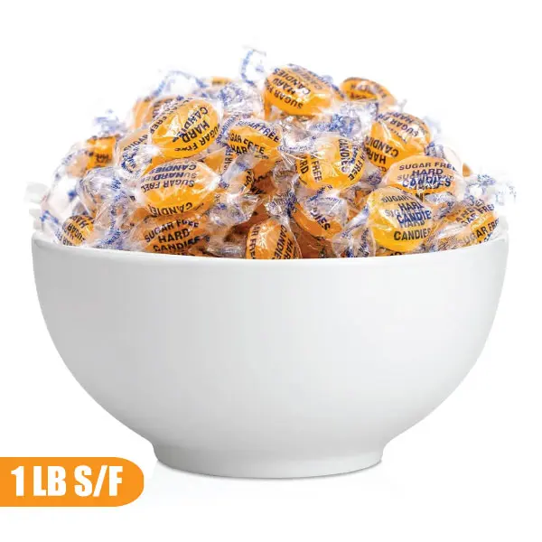 Butterscotch Hard Candy - Sugar-Free, 1 Pound Pack (About 75 Count), Individually Wrapped, Gluten Free
