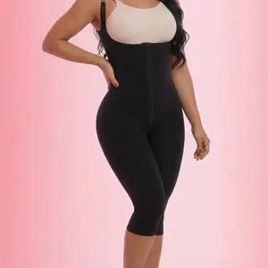 Women's Lady Compression Minimalist Basic Shapewear, Faja La Candela BBL Long Leg Shapewear - Code 8640