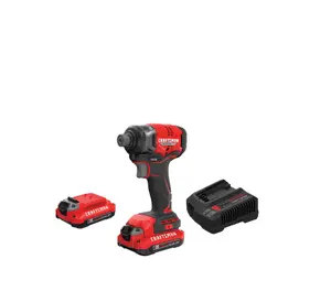 CRAFTSMAN V20 RP 20-volt max Brushless Cordless Impact Driver (Battery Included and Charger Included and Soft Bag included)