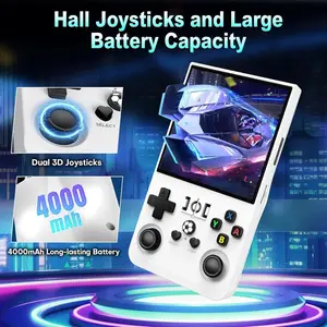 （New store promotion! Only for one week! Prices will return to normal in early April!）R36MAX Retro Handheld Game Console, 4.0 Inch 720x720 IPS Screen, 64GB Built-in 18,000+ Classic Game, Portable Hand Held Open Source Linux System,