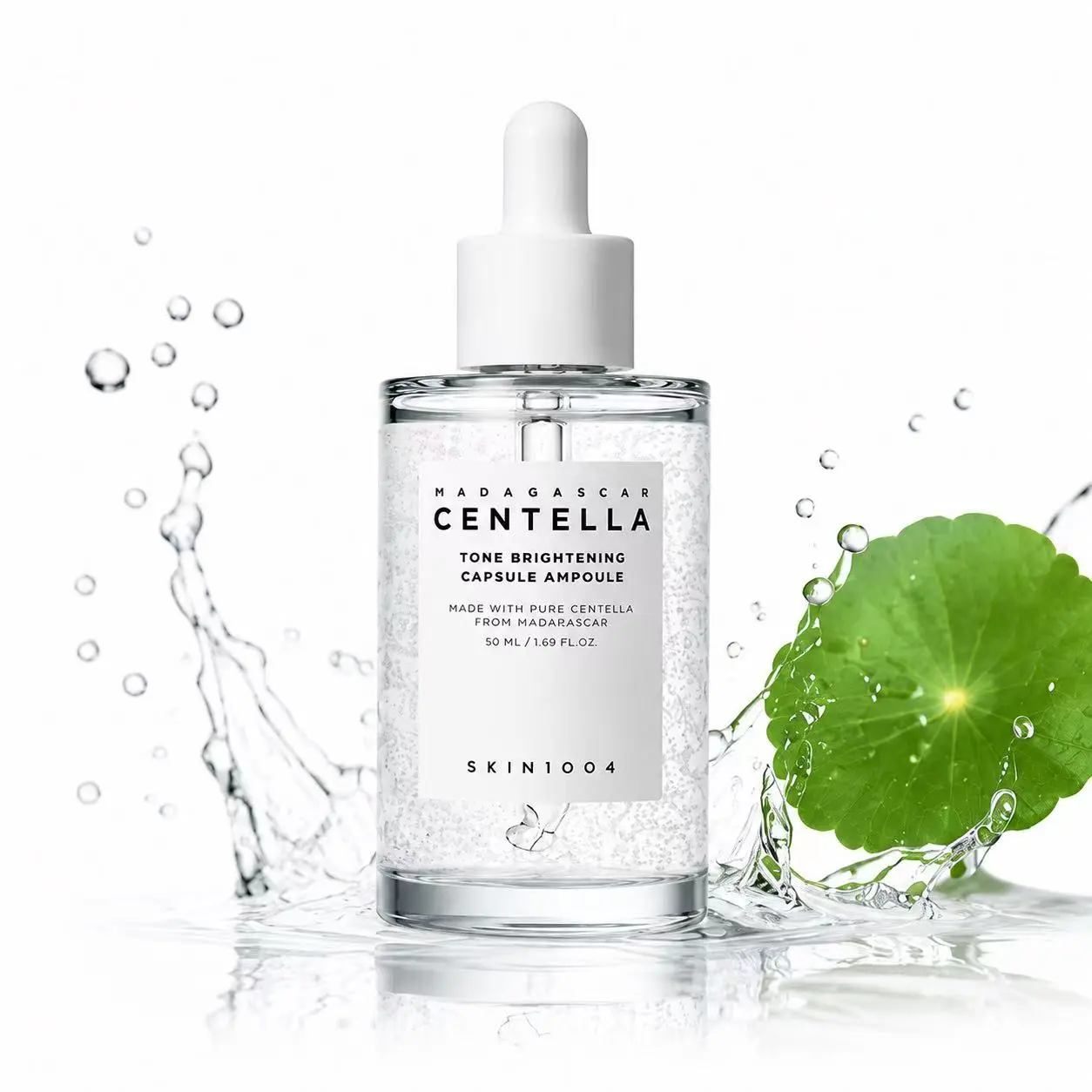 SKIN1004 Tone Balancing Capsule Ampoule, Niacinamide & Centella Serum for Face, Korean Hydrating Facial Serum to Help Balance Uneven Skin Tone with Tranexamic Acid, Korean Skincare, 1.69 fl oz / 50 ml