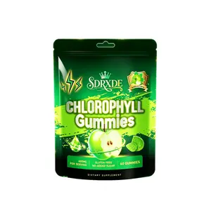 On Sale Single Pack SDRXDE Chlorophyll Gummies, Vegan Gluten Free Natural Daily Nutrition Gummies