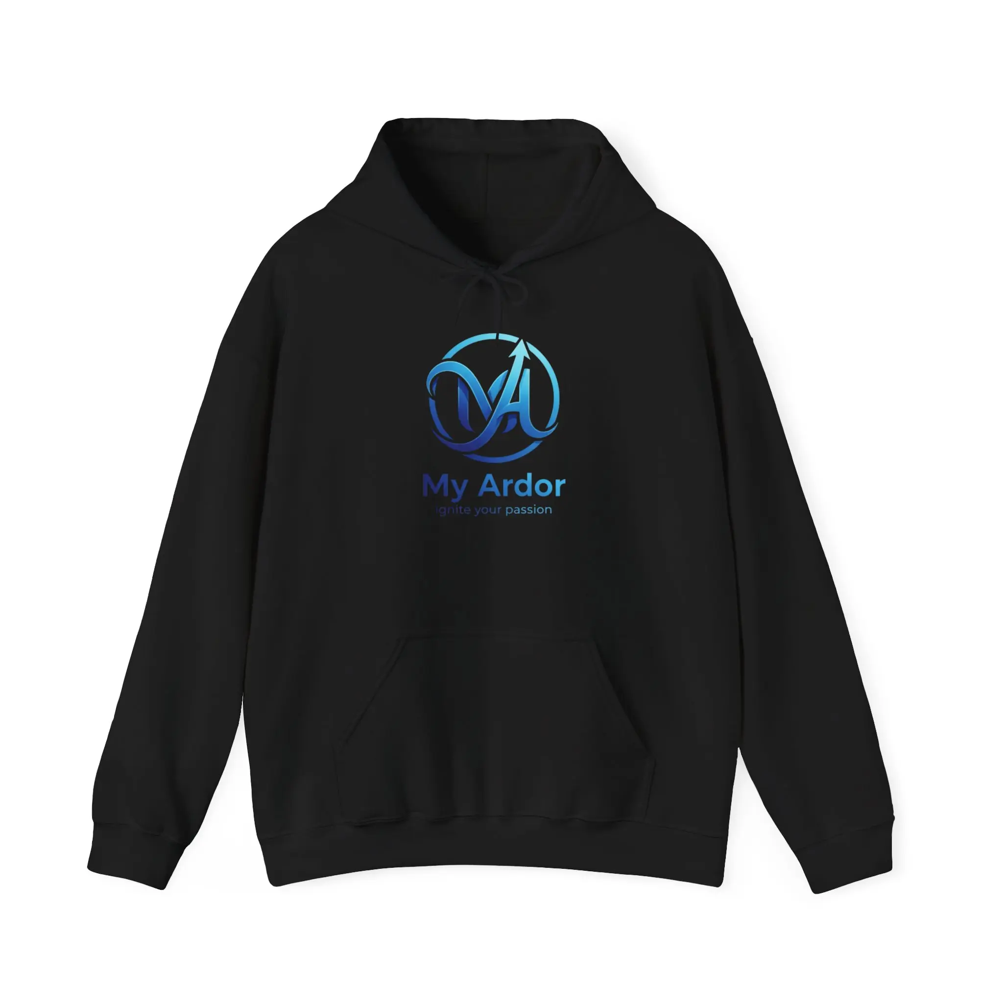 My Ardor Blue Logo Unisex Hoodie | Branded Pullover Sweatshirt