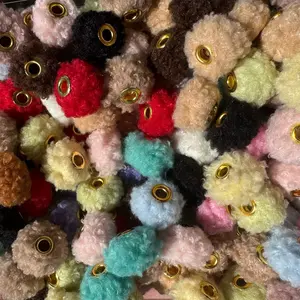20pc - (BD18): Teddy Bear Fluffy Beads for Pen