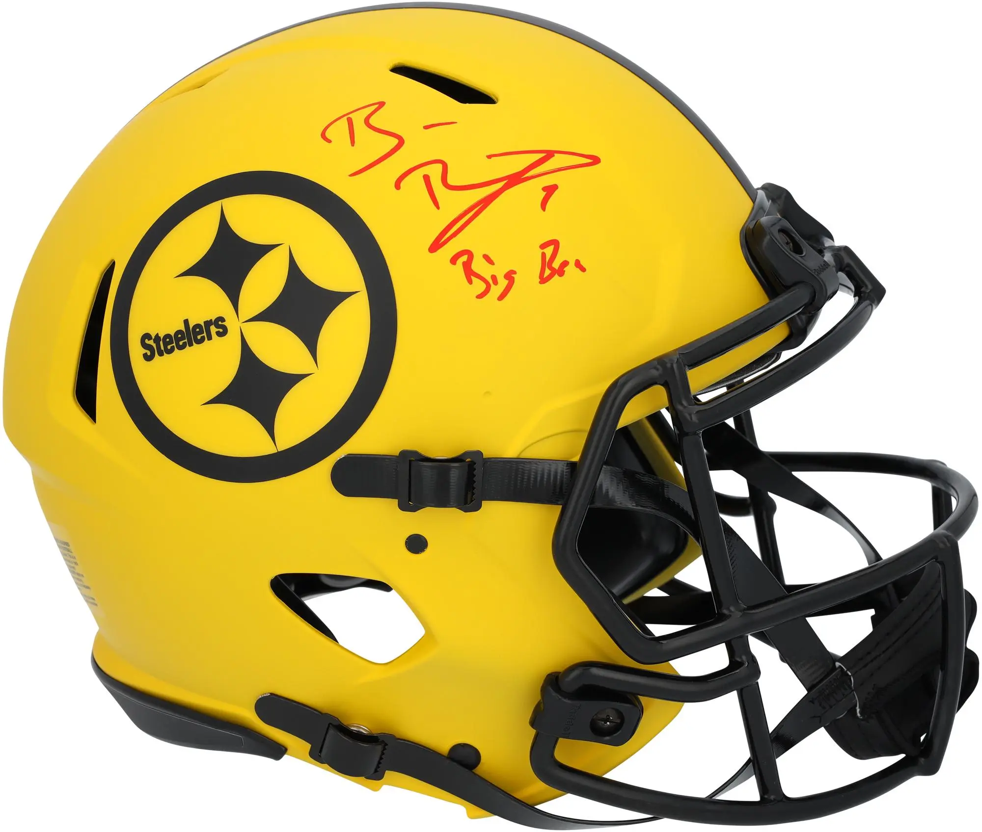 Ben Roethlisberger Pittsburgh Steelers Autographed Riddell Rave Speed Authentic Helmet with "Big Ben" Inscription - Fanatics Authentic Certified