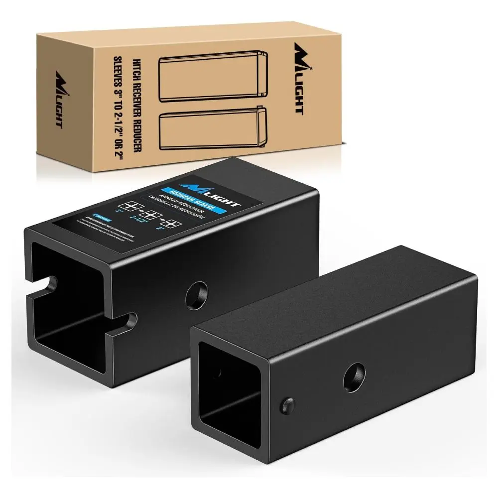 3" to 2.5" to 2" receiver tube adapter