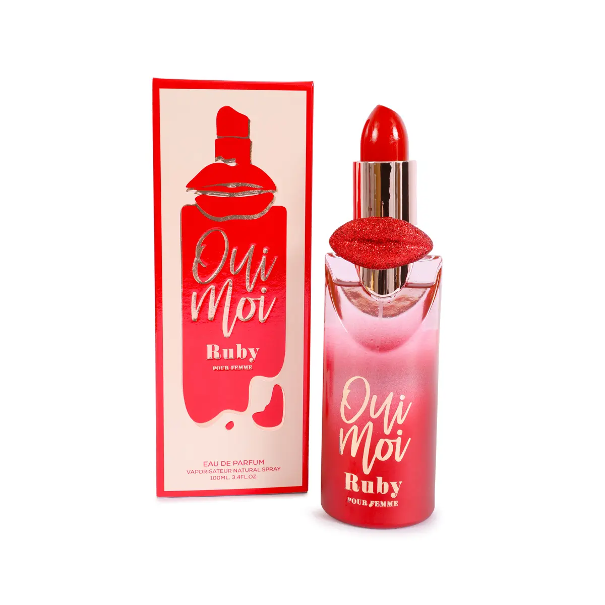 Oui Moi Ruby Spray Perfume Eau de Parfum for Women 100ml/3.4fl.oz – Sweet Fruity Floral Women’s Fragrance