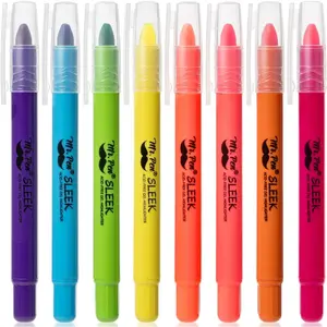 No Bleed Gel Highlighter, Bible Highlighters, Assorted Colors, 8 Pieces