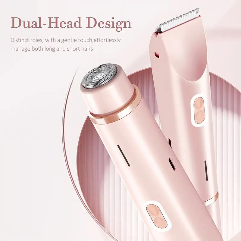 Electric hair removal device, for shaving armpits, hair, and bikinis. USB charging portable device. Ideal gift for female friends. dry clipper