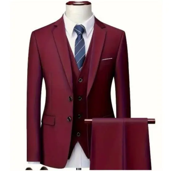 Double buckled dark red