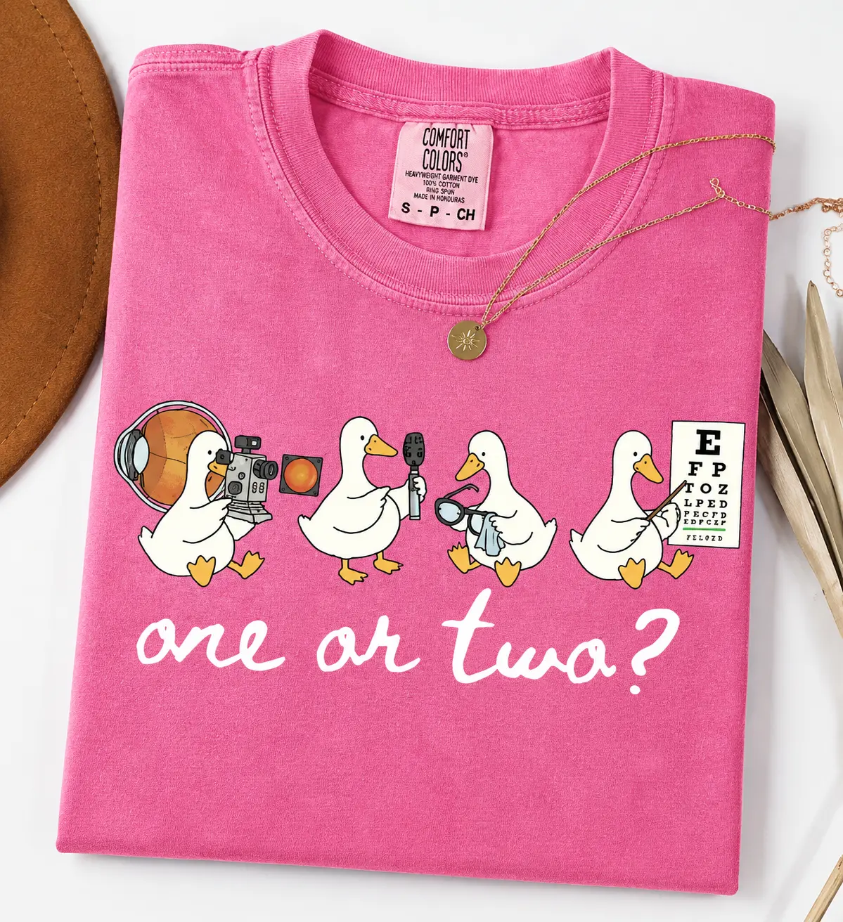 One or Two Optometrist Shirt, Funny Eye Doctor Tee, Silly Goose Eye Exam Top, Optician Gift, Ophthalmology Top
