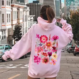 Vibrant Pressed Flower hoodie dandy hoodie