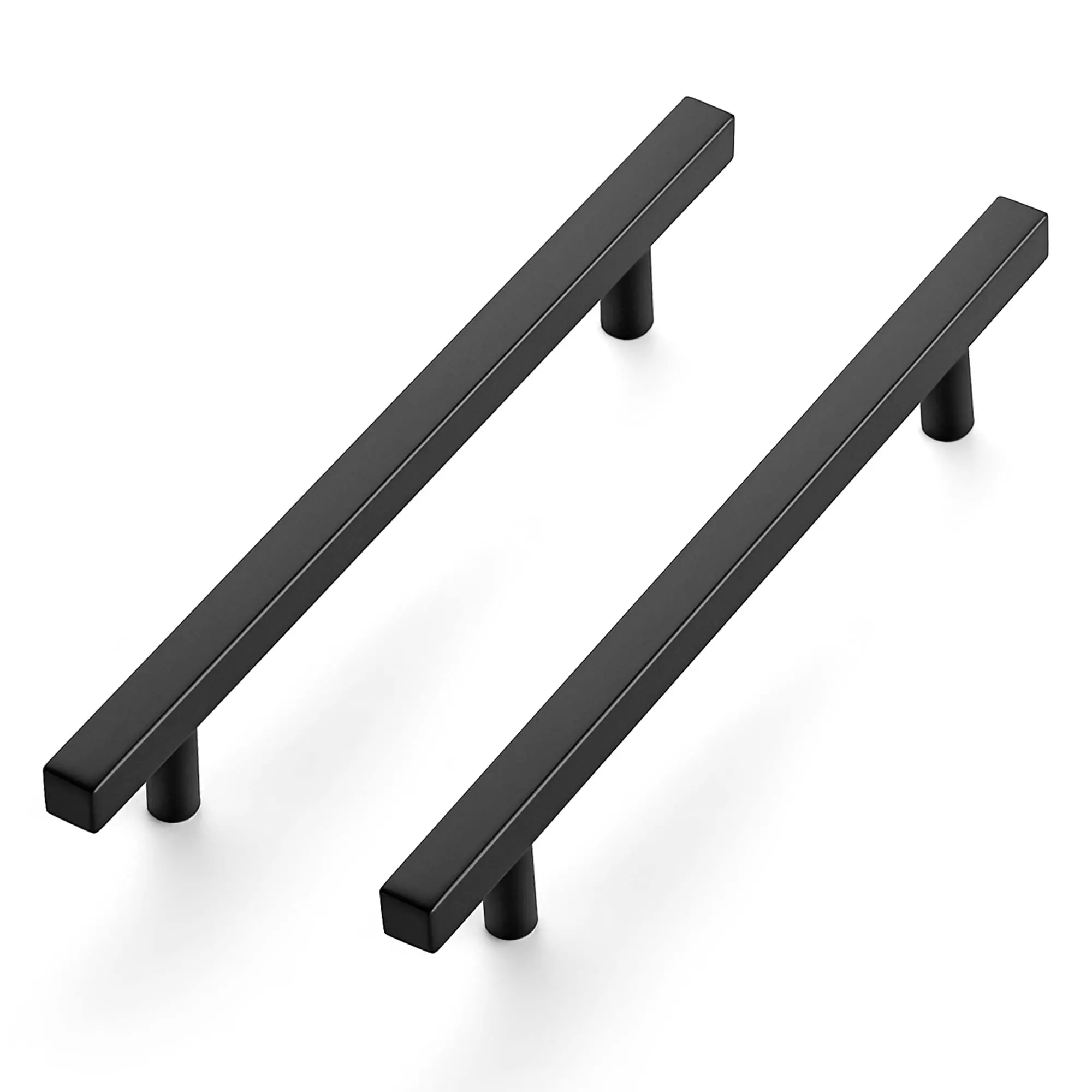 Ravinte 8-13/16" Square Cabinet Pulls Stainless Steel Kitchen Cupboard Dresser Handles Cabinet Handles 8-13/16" Length, 6-3/10" Hole Center