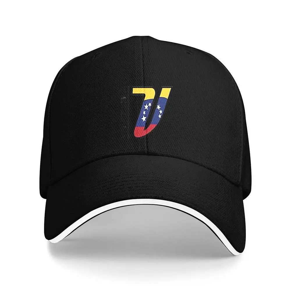 Unisex Casual Baseball Cap with Venezuelan Flag Motif 'V' Graphic, Cool Lightweight Machine-Washable Hat for All Seasons, Fashionable Casual Outfits Accessory, Cool Hats, Fashionable Hats