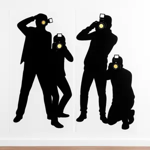 Hollywood Paparazzi Scene Setter Panels - Movie Night Party Decor