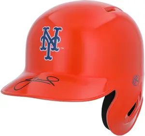 Jeff McNeil New York Mets Autographed Alternate Chrome Mini Batting Helmet - Fanatics Exclusive - Fanatics Authentic Certified