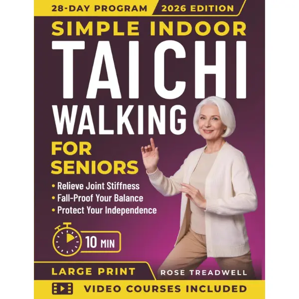 Simple Indoor Tai Chi Walking for Seniors: A 10-Minute Daily Plan for Beginners Over 50 to Improve Balance, Regain Mobility, Eliminate Joint Stiffness, and Weight Loss