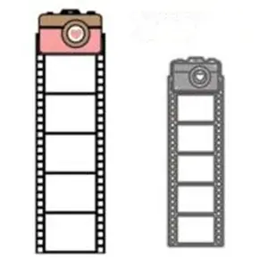 Camera Film Carbon Steel Precision Die Cutting Template, DIY Scrapbook Materials Craft Tool for Accurate Edge Cutting, Compatible with Die Cutting Machines
