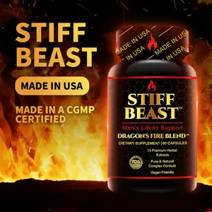 STIFF BEAST Nutritional Energy Supplement | Made in the USA, FDA/CGMP Certified