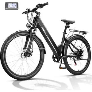 ZNH 750W Peak Electric Bike for Adult,26" Tires 50Miles Range City Commuting Ebike,48V 624Wh Removable Battery,20MPH,7-Speed Commuter E Bike Energy Saving Bike summerwins City E Bicycle Led Bike Light