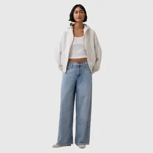 GAP VintageSoft Wedge Zip Hoodie