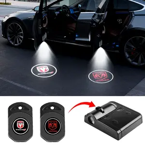 Dodge Car Door Welcome Lights, High Definition Logo Projection, Fits Challenger RAM Models, Exterior Decoration Accessories