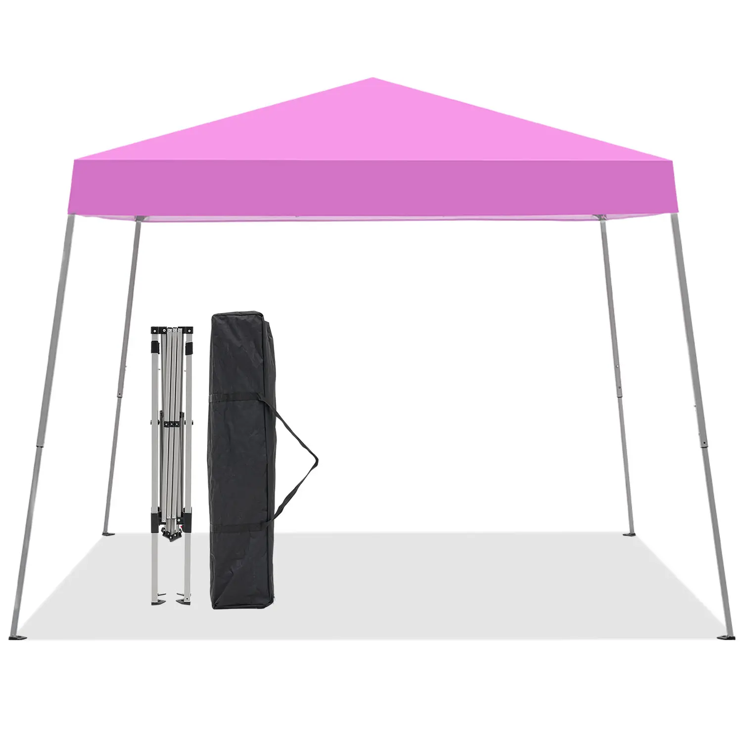 【Clearance】GDY 10×10 Pop-up Canopy Tent Slant Leg Portable Gazebo Canopy Outdoor With Carrying Bag