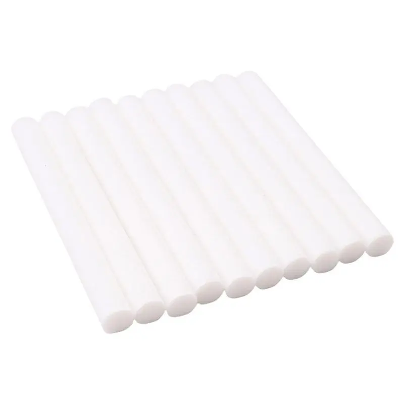 10 pcs/pack replacement cotton sponge sticks for humidifier filters — compatible with USB humidifiers, aroma diffusers, mist makers, and air humidifiers