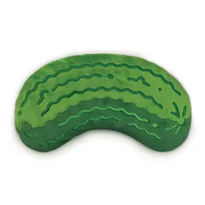 DILLY DALLY Pickle Eye Pillow, For Hold or Cold Use, Lavender Scented, For Relaxation, Meditation, Headache Relief, Fun and Unique Design