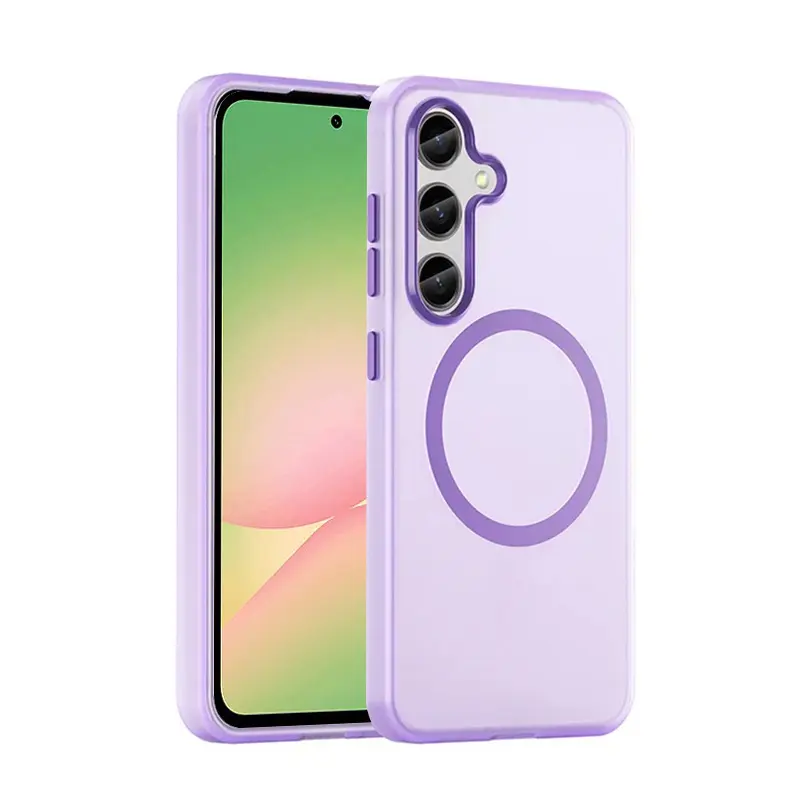 Matte Candy For Magsafe Case for Samsung Galaxy A56 A36 A26 A16 5G Wireless Charging Cases for Samsung A55 A35 A25 A15 A05 Cover