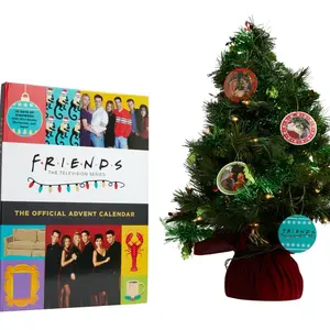 Friends Official Advent Calendar Countdown to Christmas 25 Days with TV Show Trinkets Prizes Featuring Monica Rachel Joey Monica