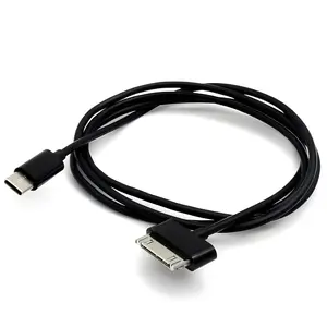 30Pin to USB C Cable Charging Syncing iPad iPhone iPod Classic 1m 3ft Black