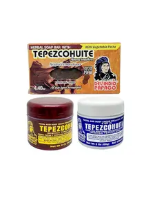 Del Indio Papago Anti Aging Combo Pack with Night Cream 2 oz, Day Cream 2 oz, and Tepezcohuite Natural Bar Soap - Skin Care Solution for All Types of Skin