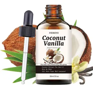 30ml / 1.14oz Coconut Vanilla Essential Oil, suitable for humidifiers, aroma diffusers, spa treatments, massage, body care, facial care, DIY candle making and more, delivering a long-lasting, premium aromatic fragrance.