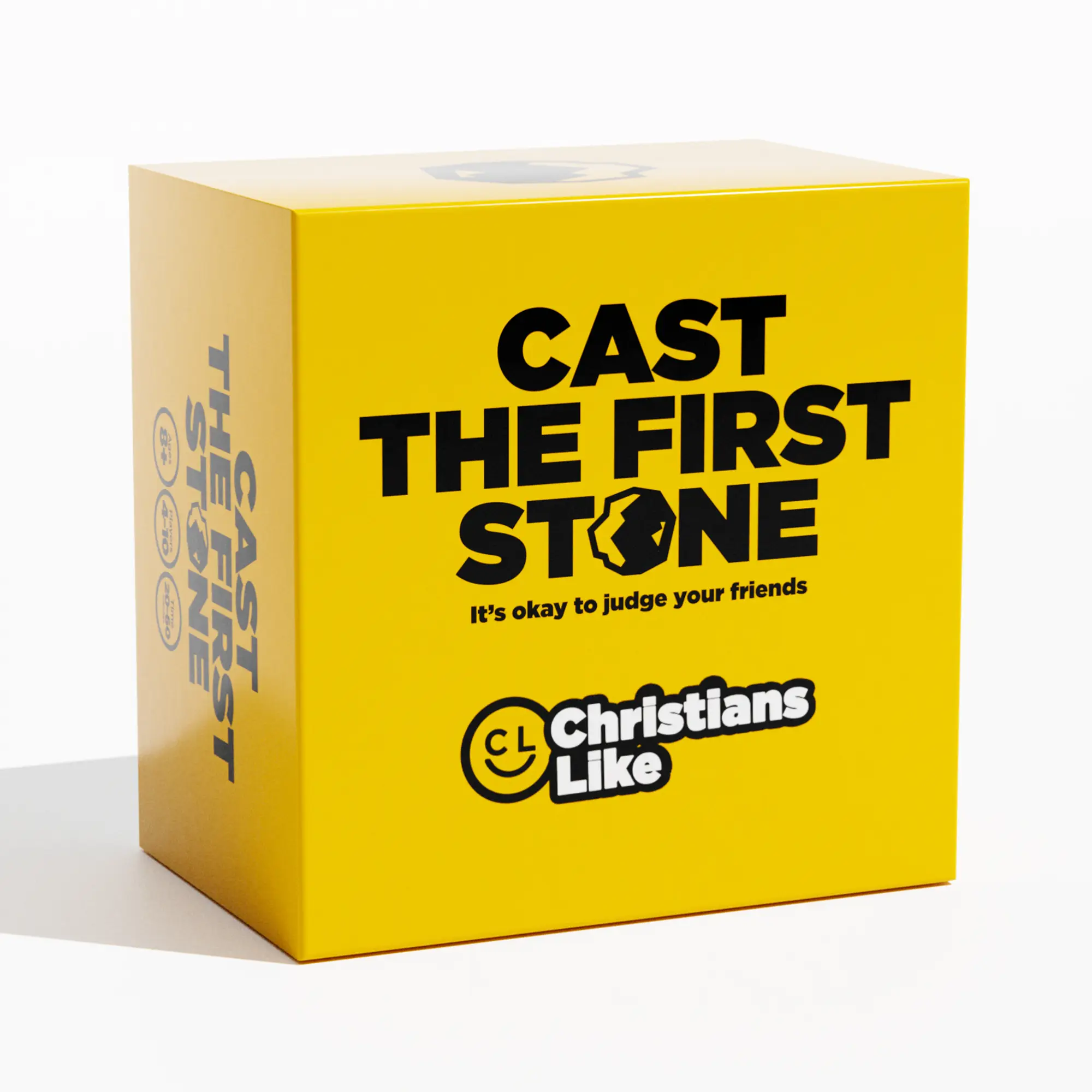 Cast The First Stone - It’s Okay to Judge Your Friends - Hilarious Christian Party Game for Adults - 260 Cards - Fun for Church Groups, Family Gatheri
