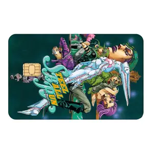 JoJo Bizarre Adventure Debit Card Skin, Johnny Joestar Gyro Zeppeli Diego Brando Artwork, Anime Credit Card Sticker Gift for Manga Lovers