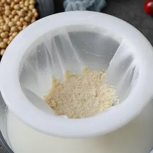 Ultra Fine Mesh Strainer Bags, Reusable Mesh Filter Bags with Plastic Handle Frame for Filter NutMilk, Coffee, Milk, Butter, Juices and Fresh Cheese